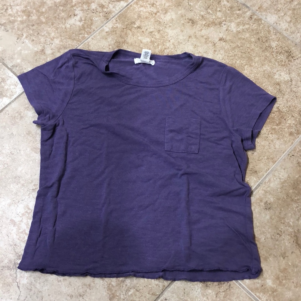 purple t-shirt from tillys